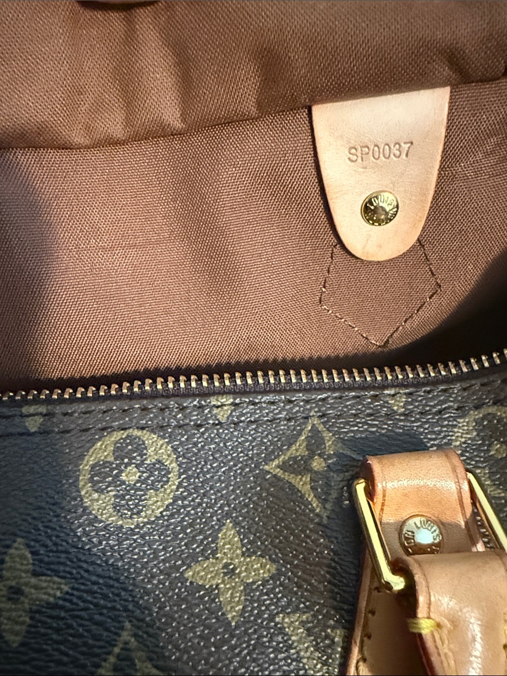 Louis Vuitton Monogram Canvas Satchel in Brown and Tan - Picture 4 of 16